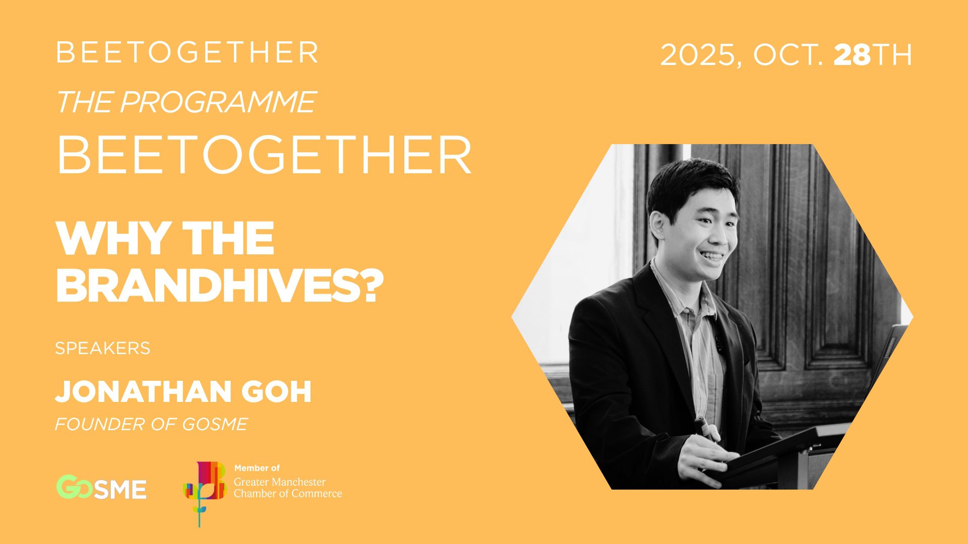Why the BrandHives? Jonathan Goh on Community-Led SME Investment | GoSME x BeeTogether Jonathan Goh, Founder of GoSME, speaking at the BeeTogether programme on why BrandHives are transforming SME investment through community-led brand building.