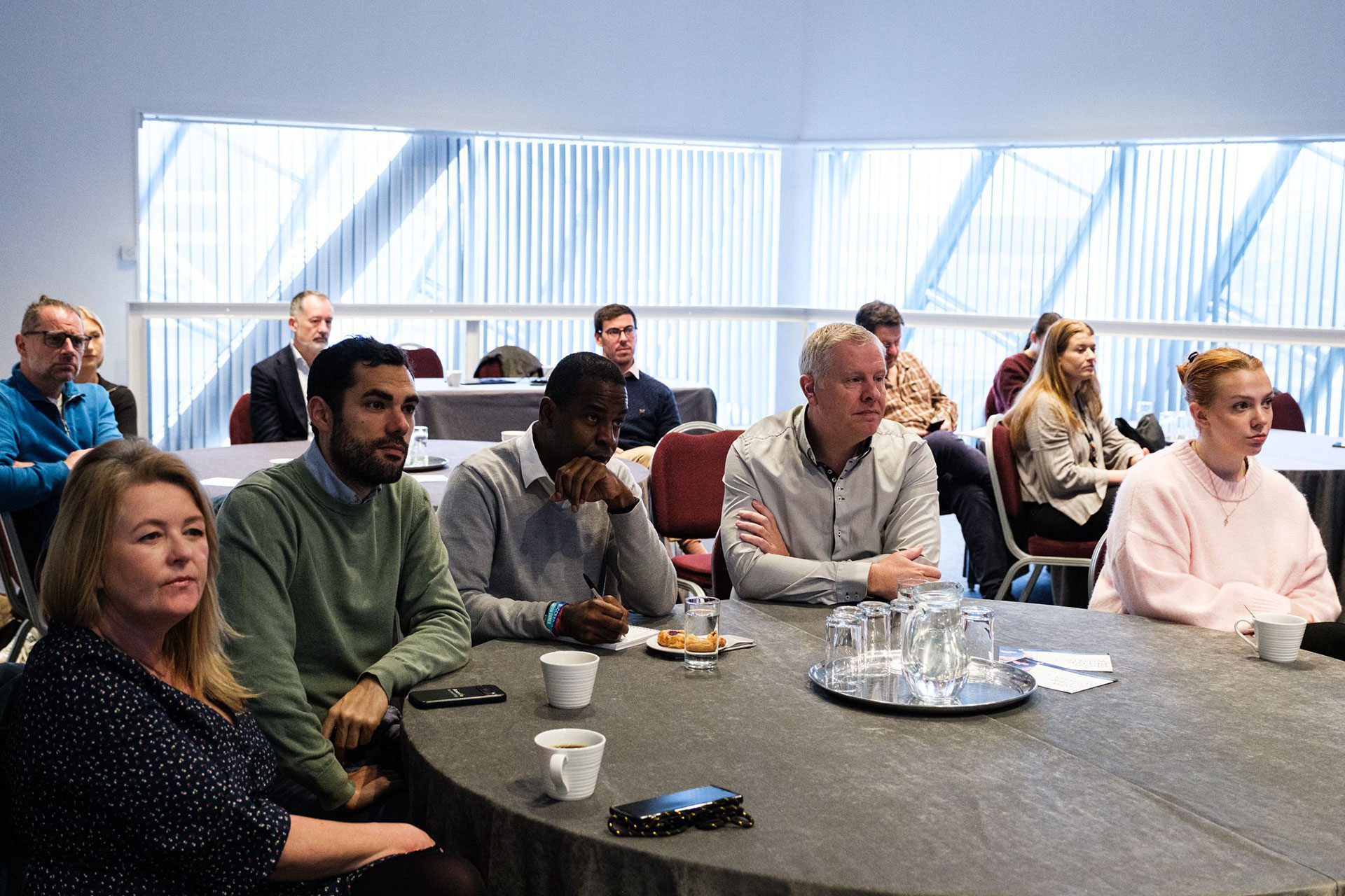 Group discussion at event SME business owners and professionals attending a GoSME group discussion on building compounding digital assets, brand trust and investable business value.